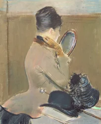 Chez la modiste, vers 1885